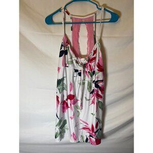 Secret Treasures Womens Size‎ Medium Nightgown Nightie Pink Floral Lacy 8/10 M